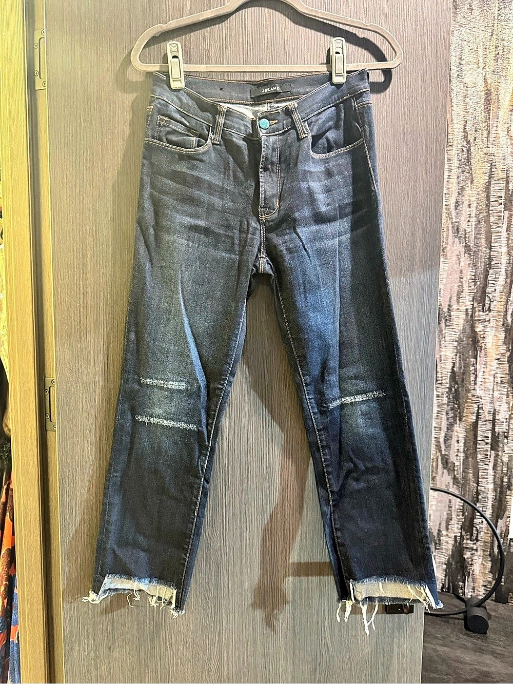 J Brand Distressed Blue Jeans
